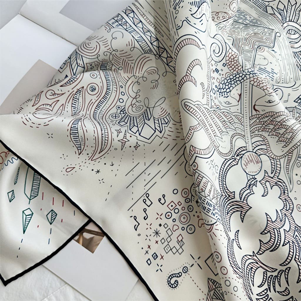 MaraSilk Pure Mulberry Silk Scarf - Square Twill MS280