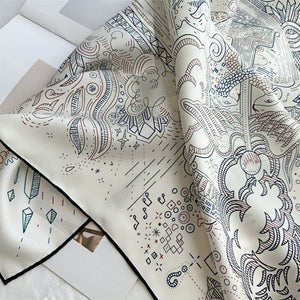 MaraSilk Pure Mulberry Silk Scarf - Square Twill MS280