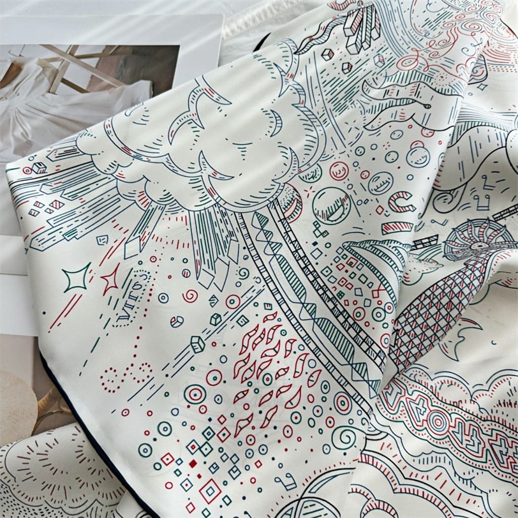 MaraSilk Pure Mulberry Silk Scarf - Square Twill MS280