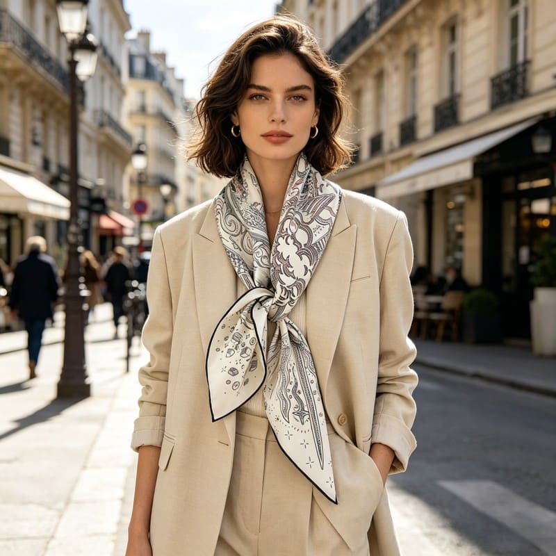 MaraSilk Pure Mulberry Silk Scarf - Square Twill MS280