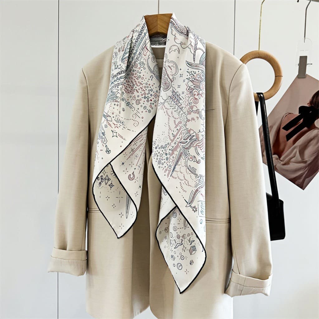 MaraSilk Pure Mulberry Silk Scarf - Square Twill MS280