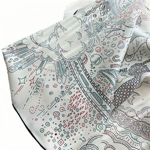 MaraSilk Pure Mulberry Silk Scarf - Square Twill MS280