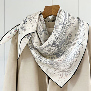 MaraSilk Pure Mulberry Silk Scarf - Square Twill MS280