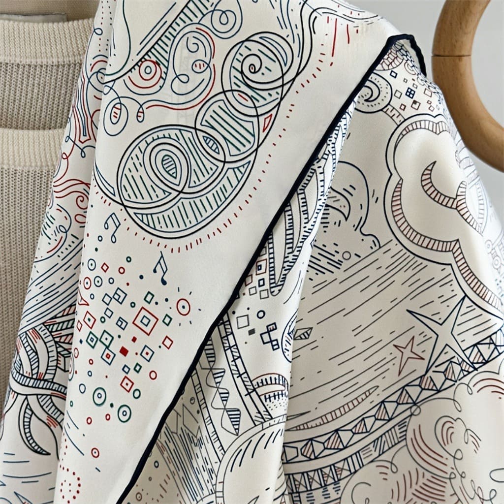 MaraSilk Pure Mulberry Silk Scarf - Square Twill MS280