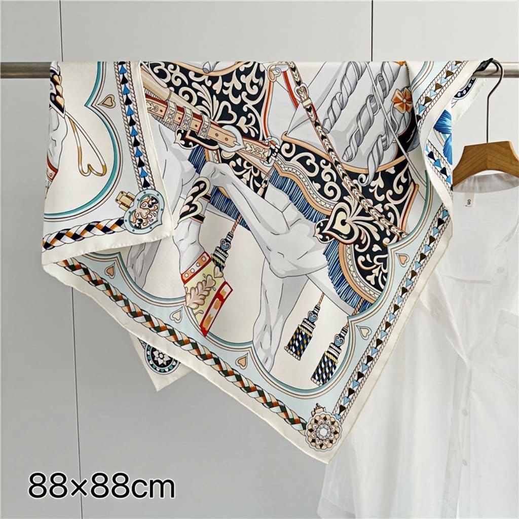 MaraSilk Pure Mulberry Silk Scarf - Square Twill MS281