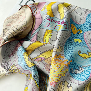 MaraSilk Pure Mulberry Silk Scarf - Square Twill MS282