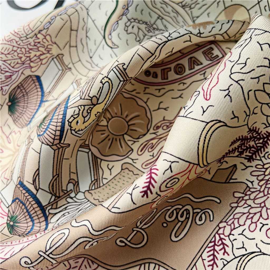 MaraSilk Pure Mulberry Silk Scarf - Square Twill MS282