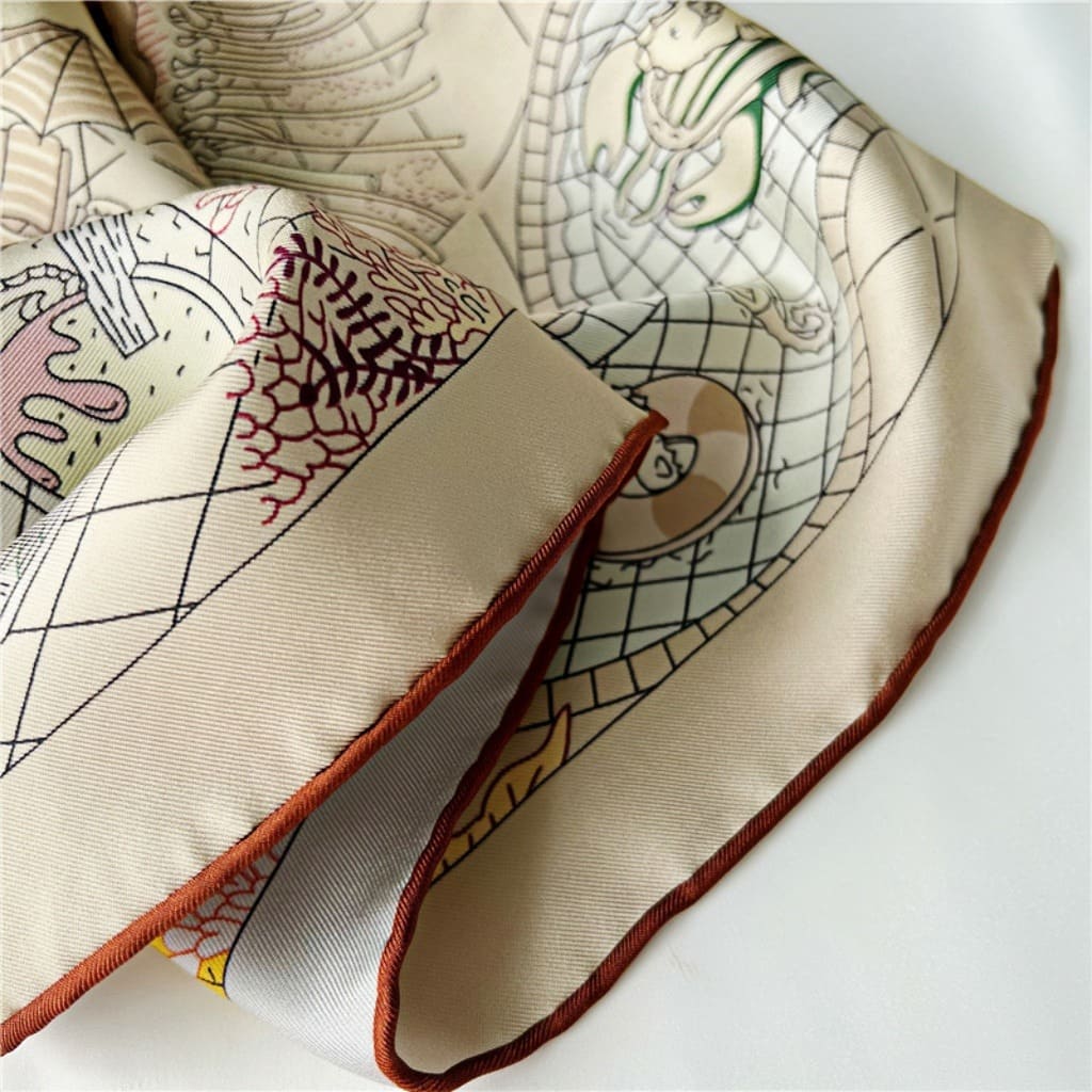 MaraSilk Pure Mulberry Silk Scarf - Square Twill MS282