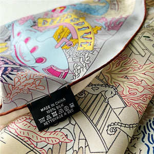 MaraSilk Pure Mulberry Silk Scarf - Square Twill MS282