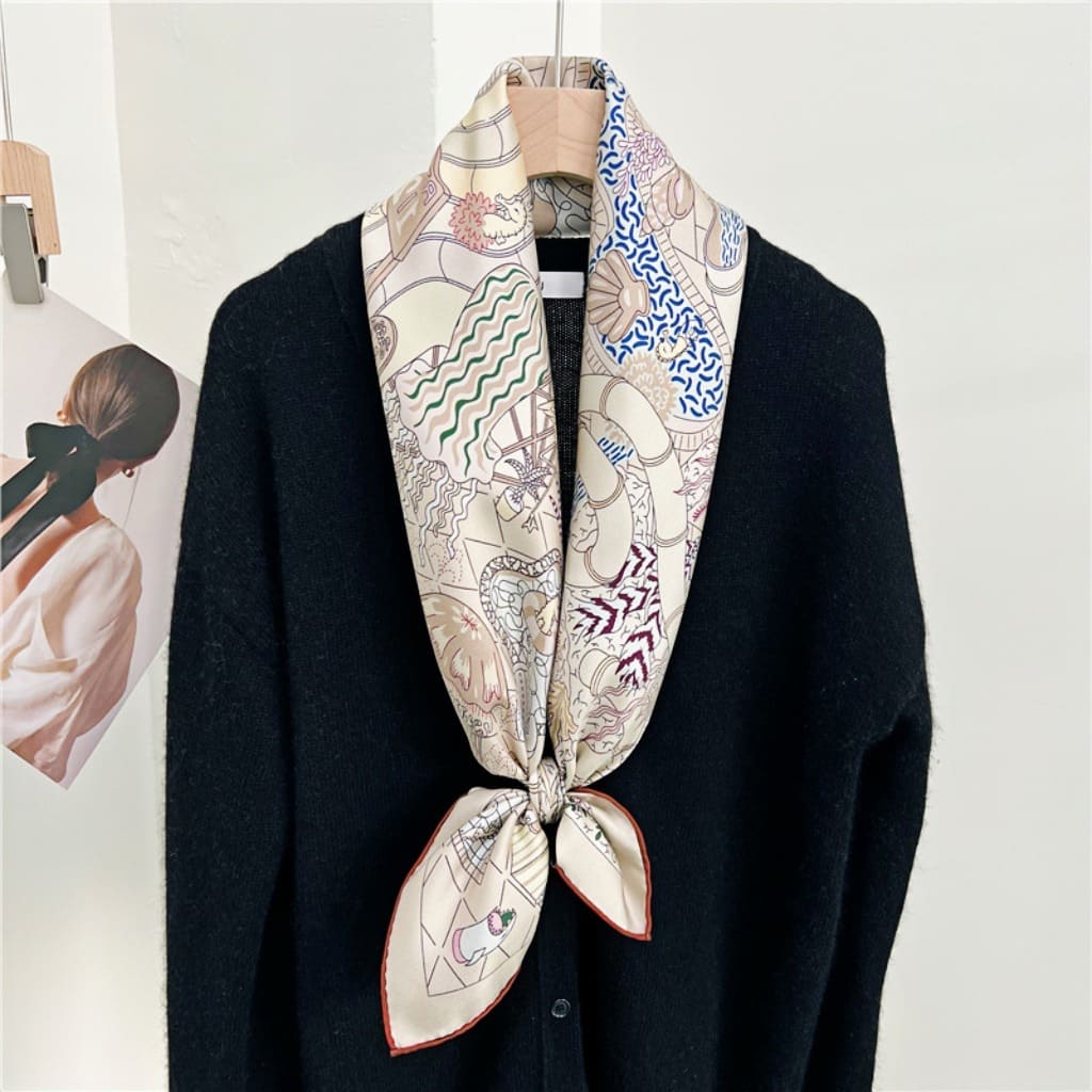 MaraSilk Pure Mulberry Silk Scarf - Square Twill MS282