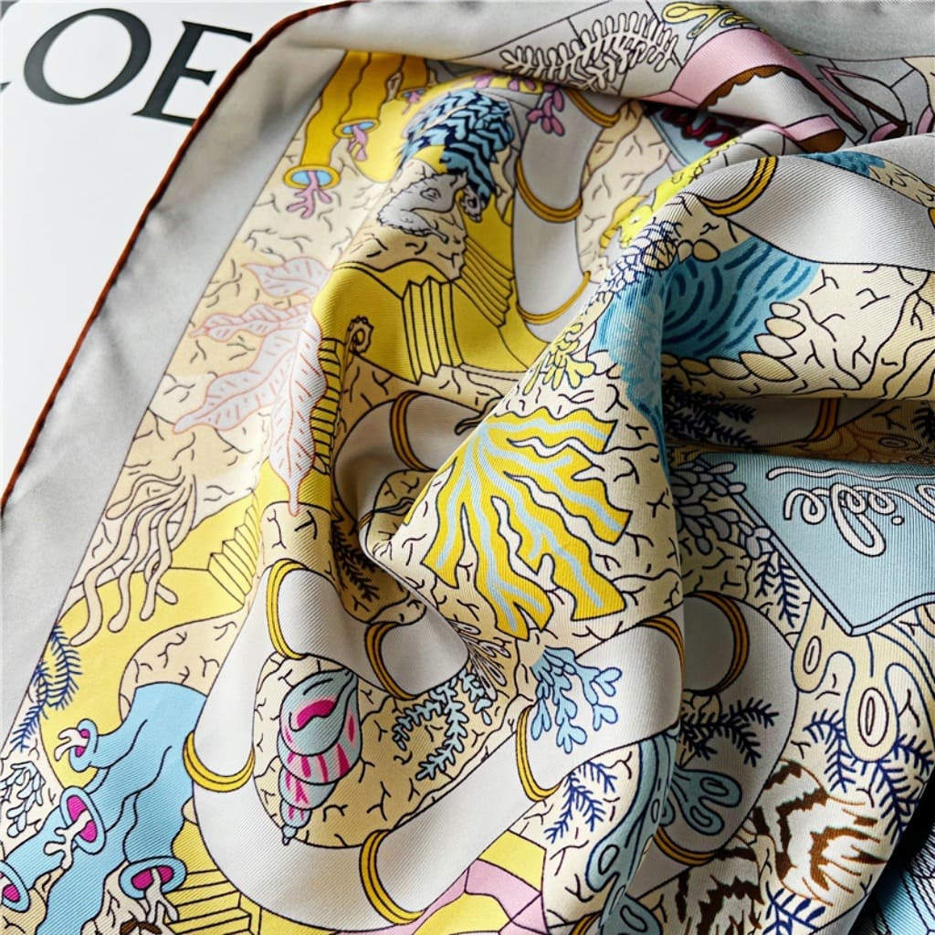 MaraSilk Pure Mulberry Silk Scarf - Square Twill MS282