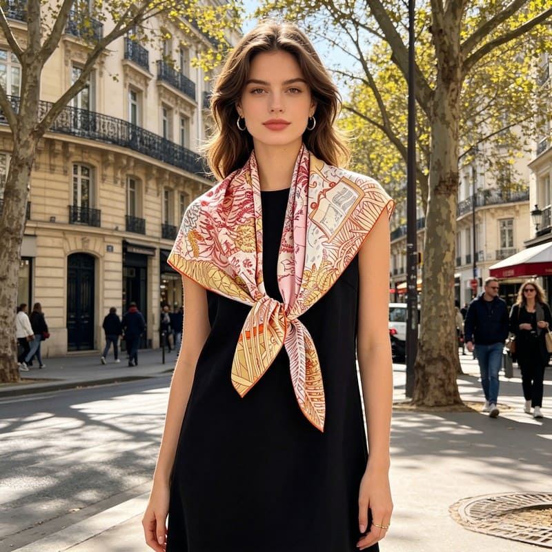 MaraSilk Pure Mulberry Silk Scarf - Square Twill MS283