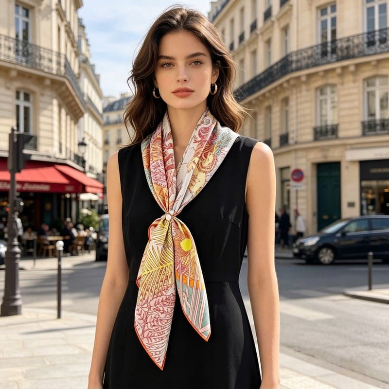 MaraSilk Pure Mulberry Silk Scarf - Square Twill MS283