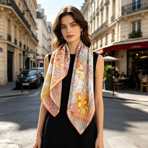 MaraSilk Pure Mulberry Silk Scarf - Square Twill MS283