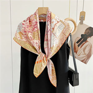 MaraSilk Pure Mulberry Silk Scarf - Square Twill MS283 34" x 34" MS28301