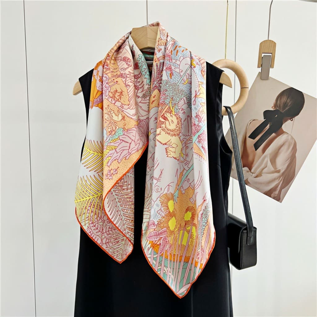 MaraSilk Pure Mulberry Silk Scarf - Square Twill MS283