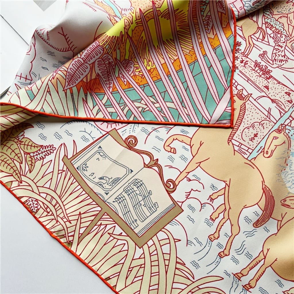 MaraSilk Pure Mulberry Silk Scarf - Square Twill MS283