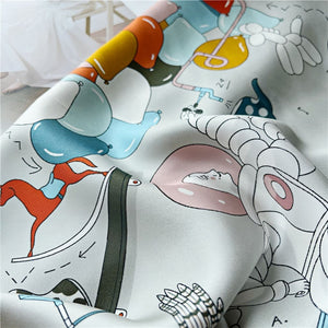 MaraSilk Pure Mulberry Silk Scarf - Square Twill MS284