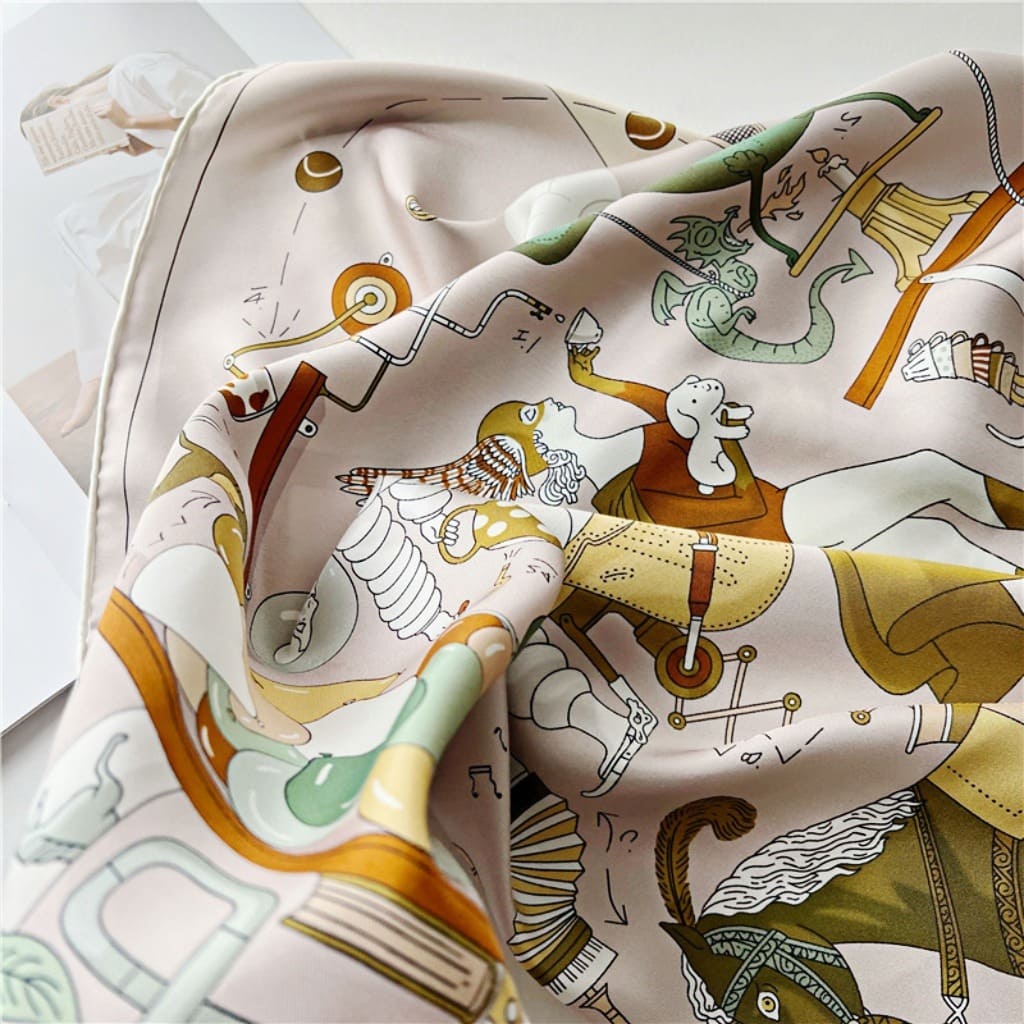 MaraSilk Pure Mulberry Silk Scarf - Square Twill MS284