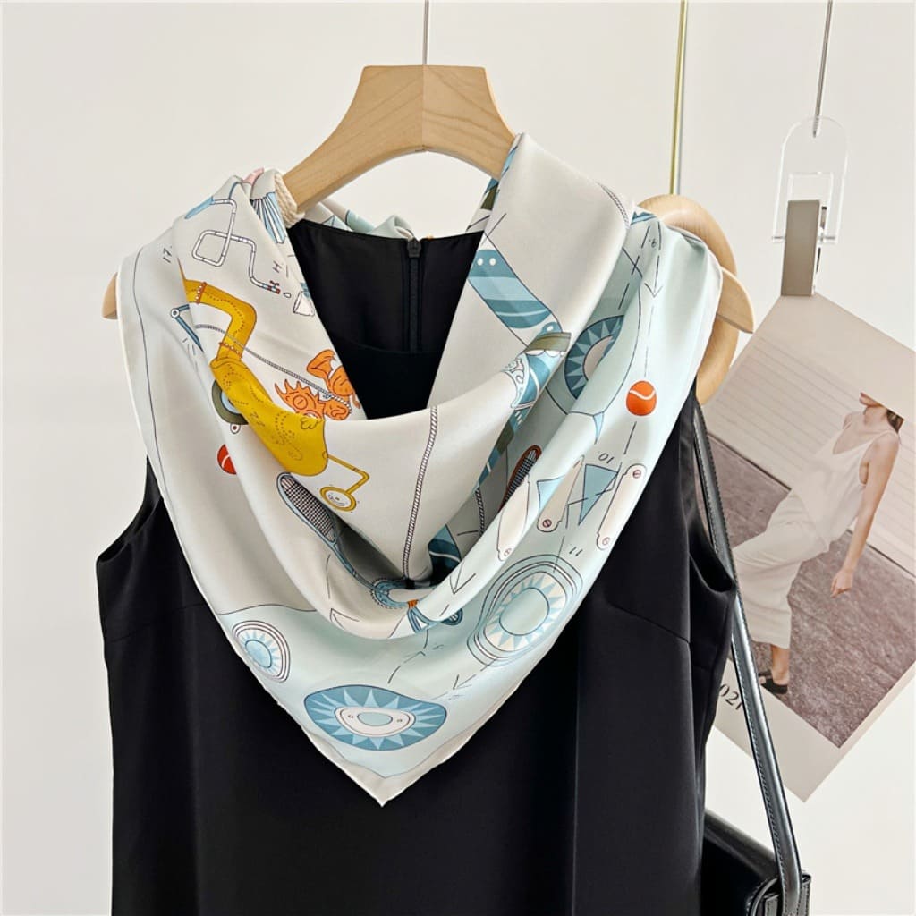 MaraSilk Pure Mulberry Silk Scarf - Square Twill MS284