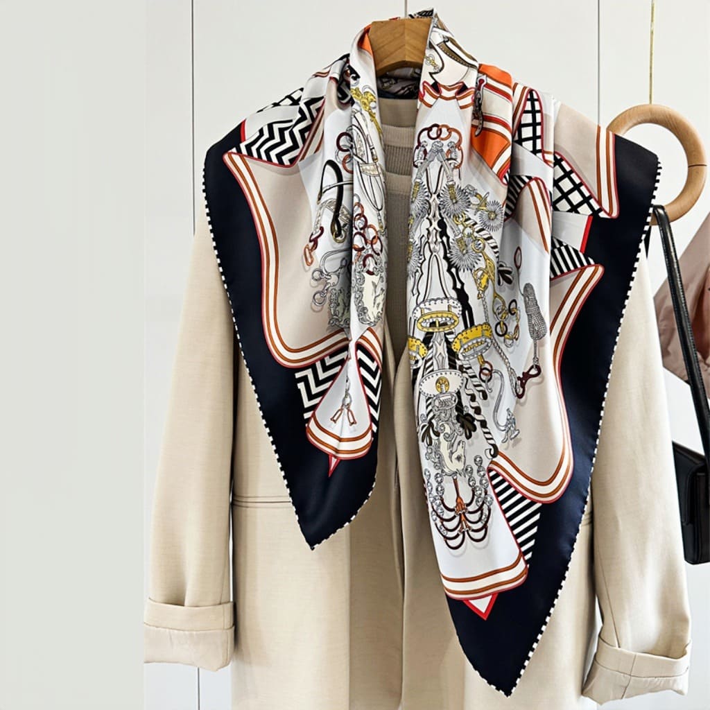 MaraSilk Pure Mulberry Silk Scarf - Square Twill MS285