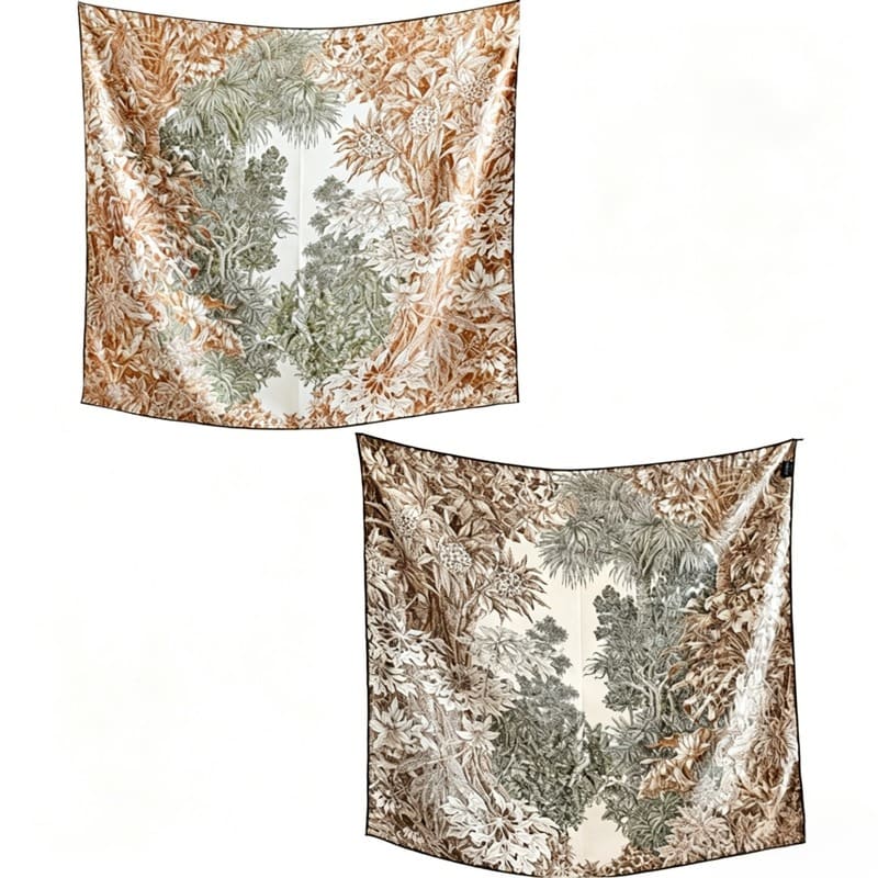 MaraSilk Pure Mulberry Silk Scarf - Square Twill MS286 34" x 34" MS28601