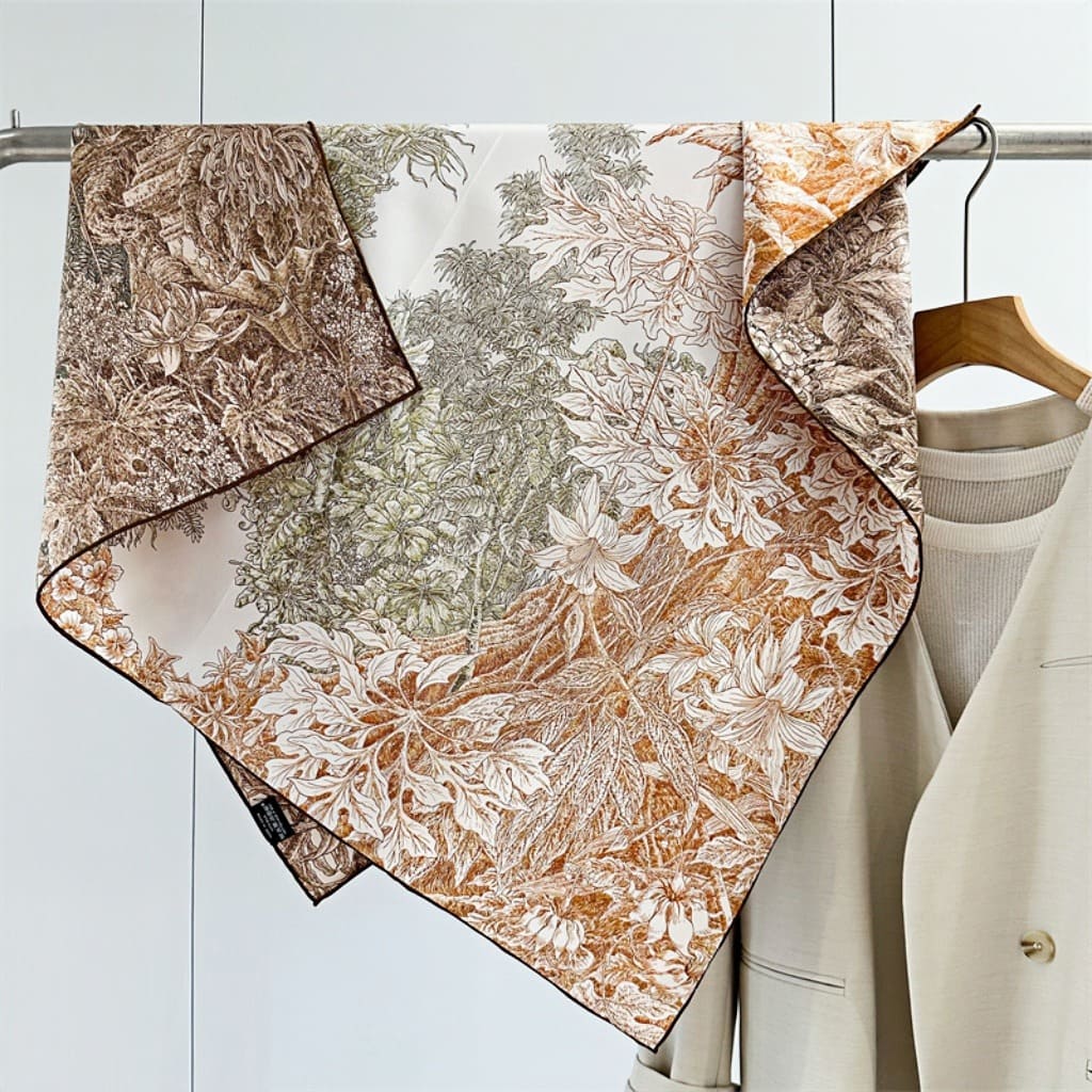 MaraSilk Pure Mulberry Silk Scarf - Square Twill MS286