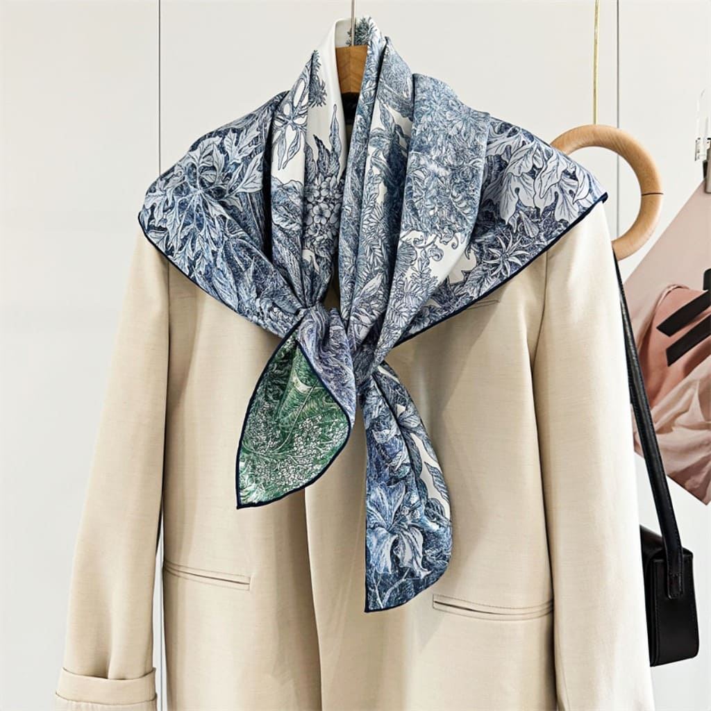 MaraSilk Pure Mulberry Silk Scarf - Square Twill MS286