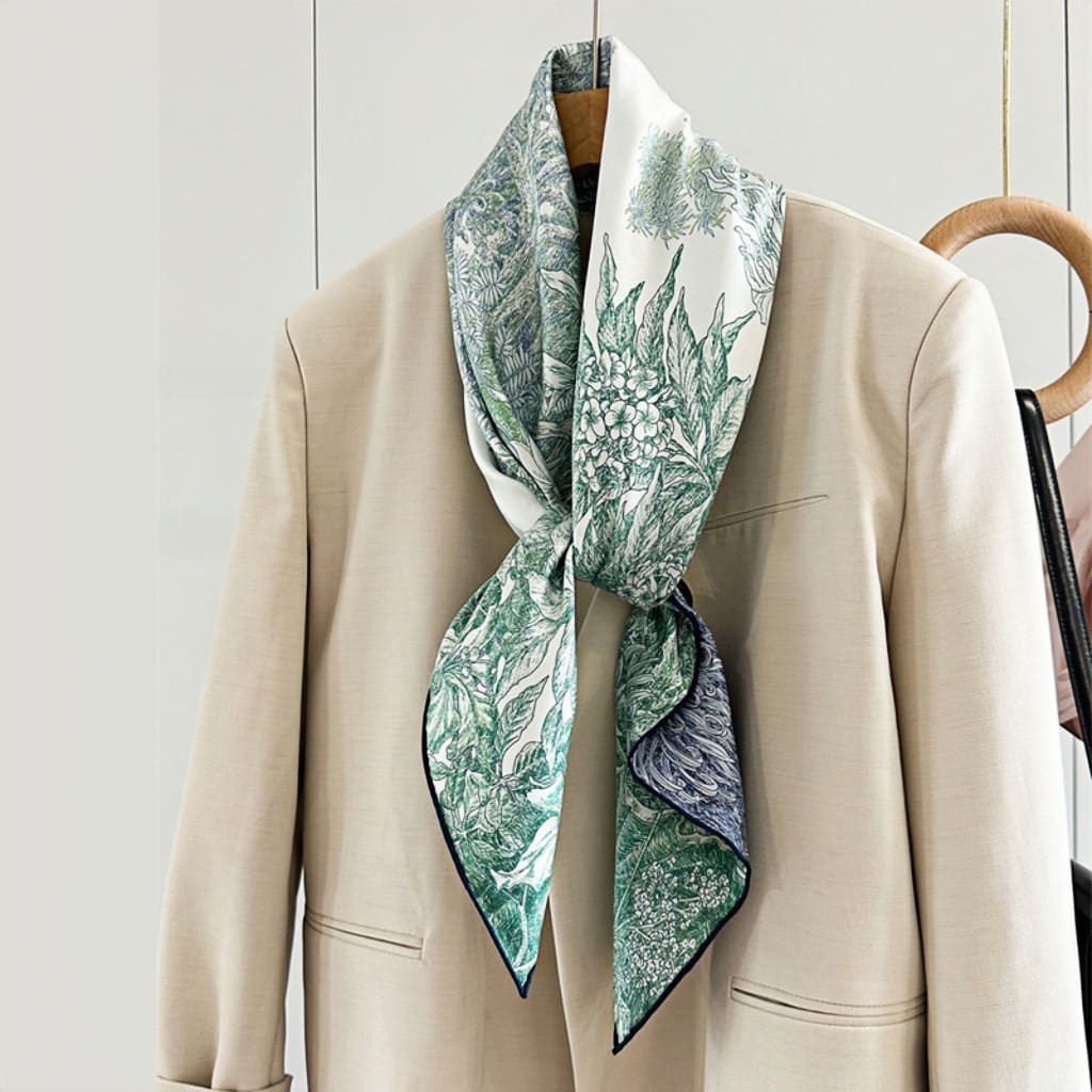 MaraSilk Pure Mulberry Silk Scarf - Square Twill MS286