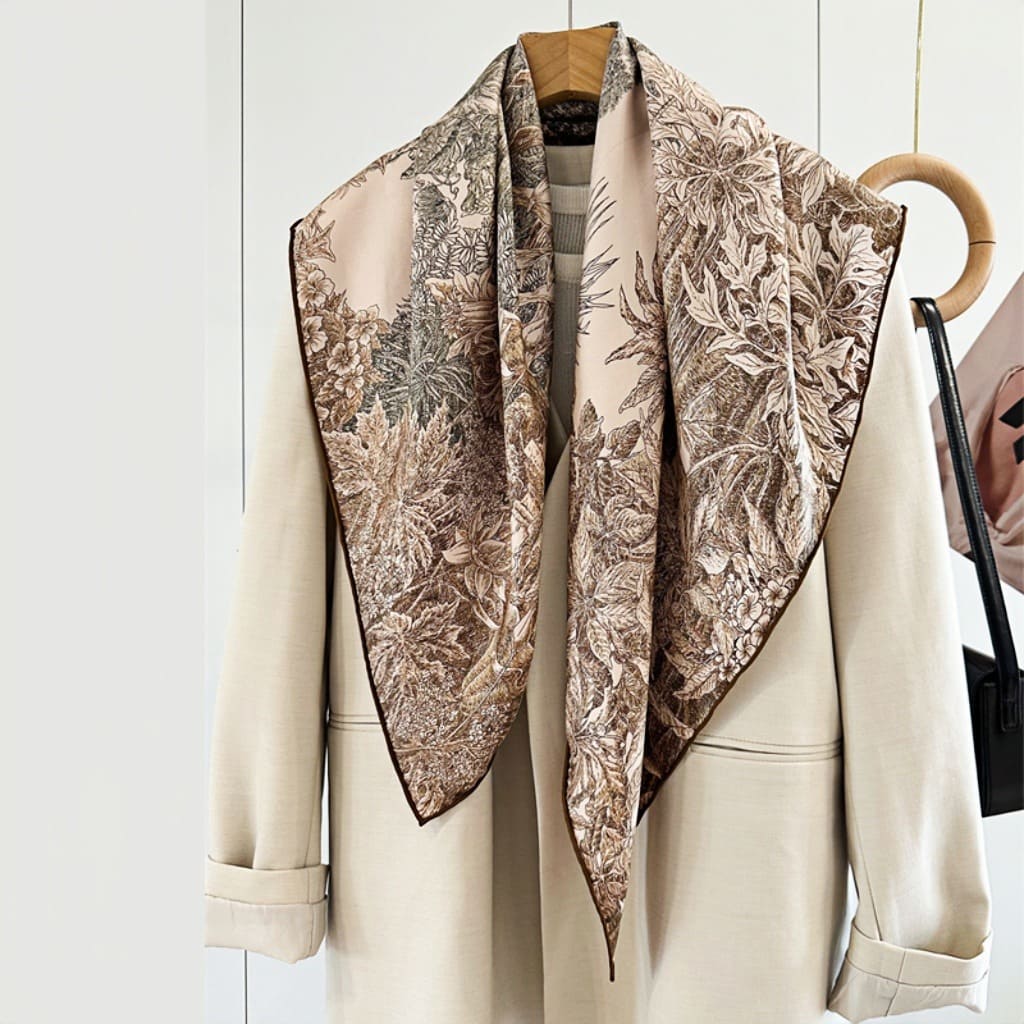 MaraSilk Pure Mulberry Silk Scarf - Square Twill MS286