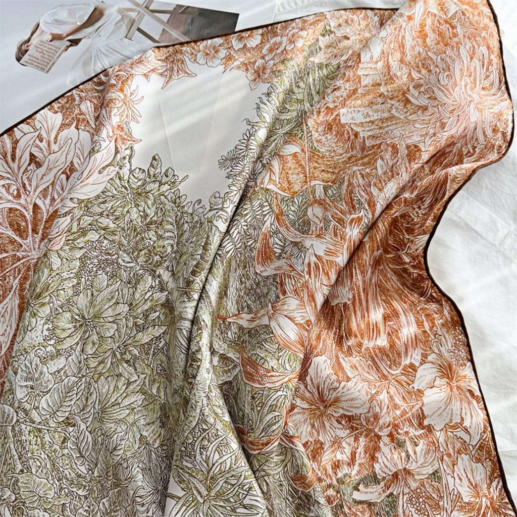 MaraSilk Pure Mulberry Silk Scarf - Square Twill MS286