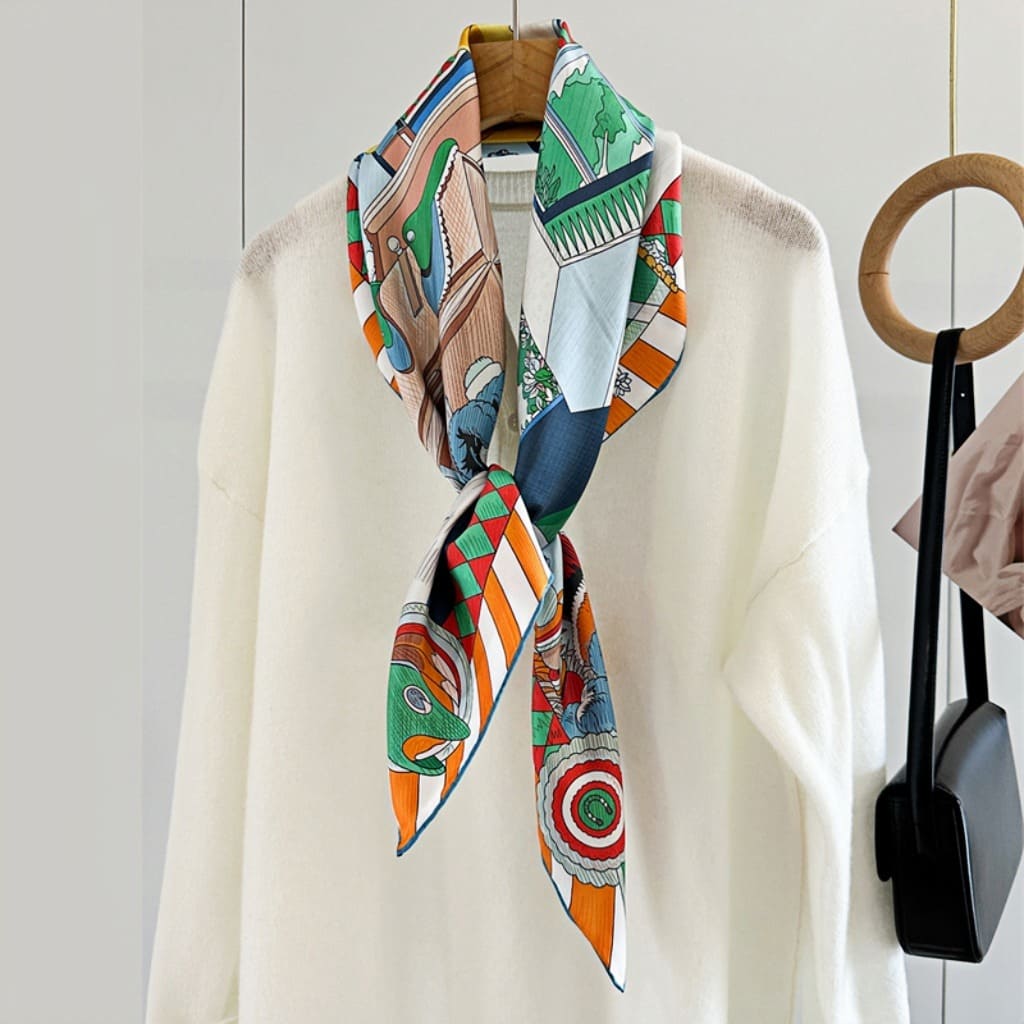 MaraSilk Pure Mulberry Silk Scarf - Square Twill MS287