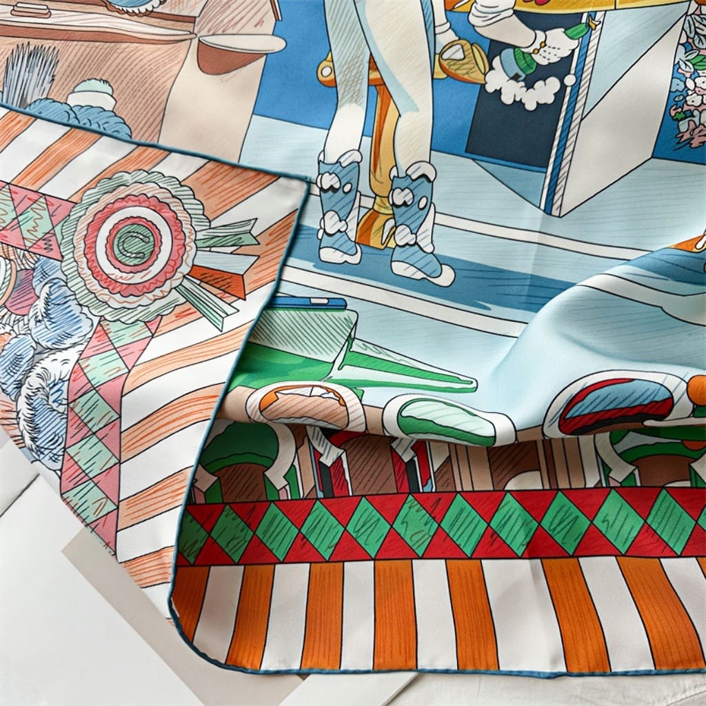 MaraSilk Pure Mulberry Silk Scarf - Square Twill MS287