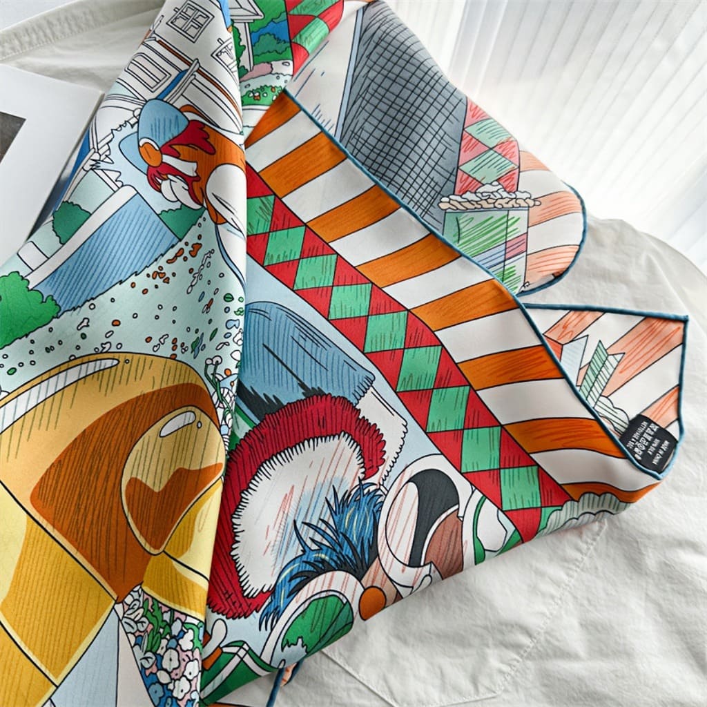 MaraSilk Pure Mulberry Silk Scarf - Square Twill MS287