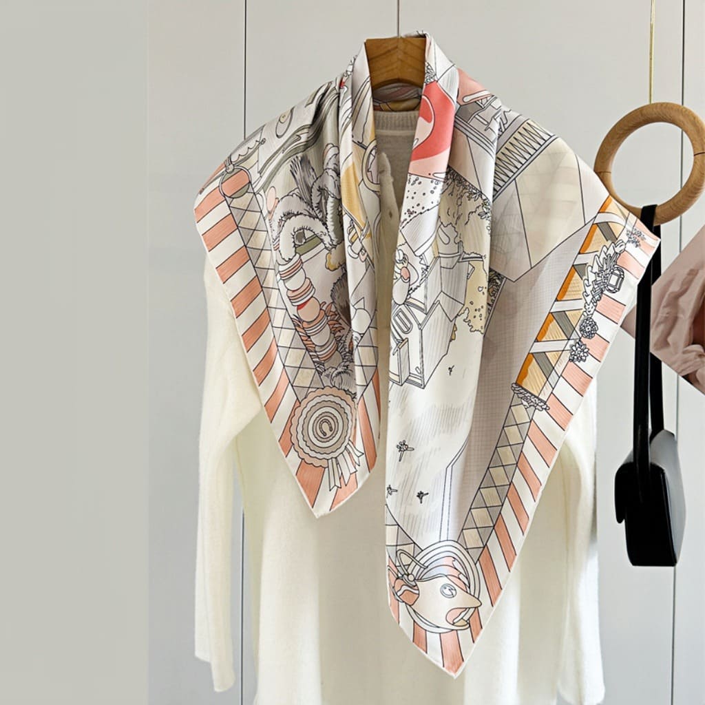 MaraSilk Pure Mulberry Silk Scarf - Square Twill MS287