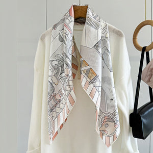 MaraSilk Pure Mulberry Silk Scarf - Square Twill MS287