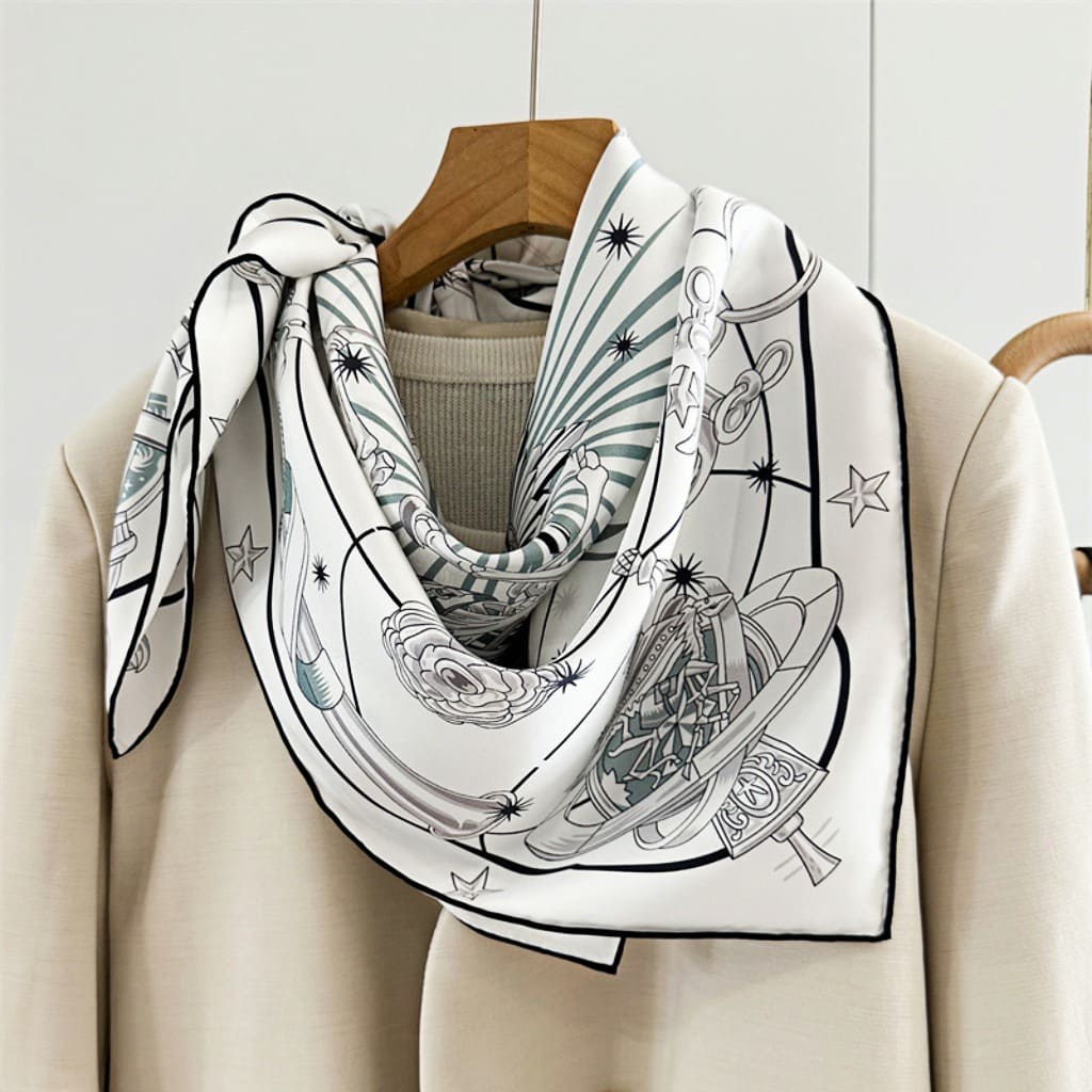 MaraSilk Pure Mulberry Silk Scarf - Square Twill MS288