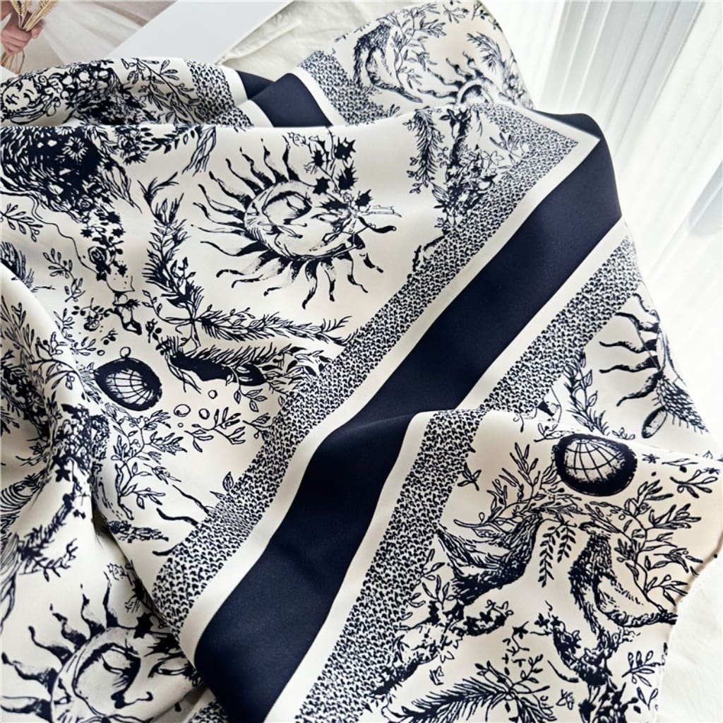 MaraSilk Pure Mulberry Silk Scarf - Square Twill MS289