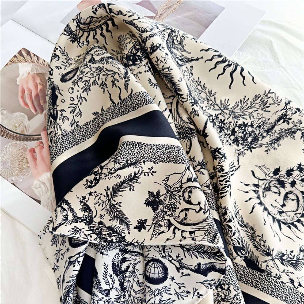 MaraSilk Pure Mulberry Silk Scarf - Square Twill MS289