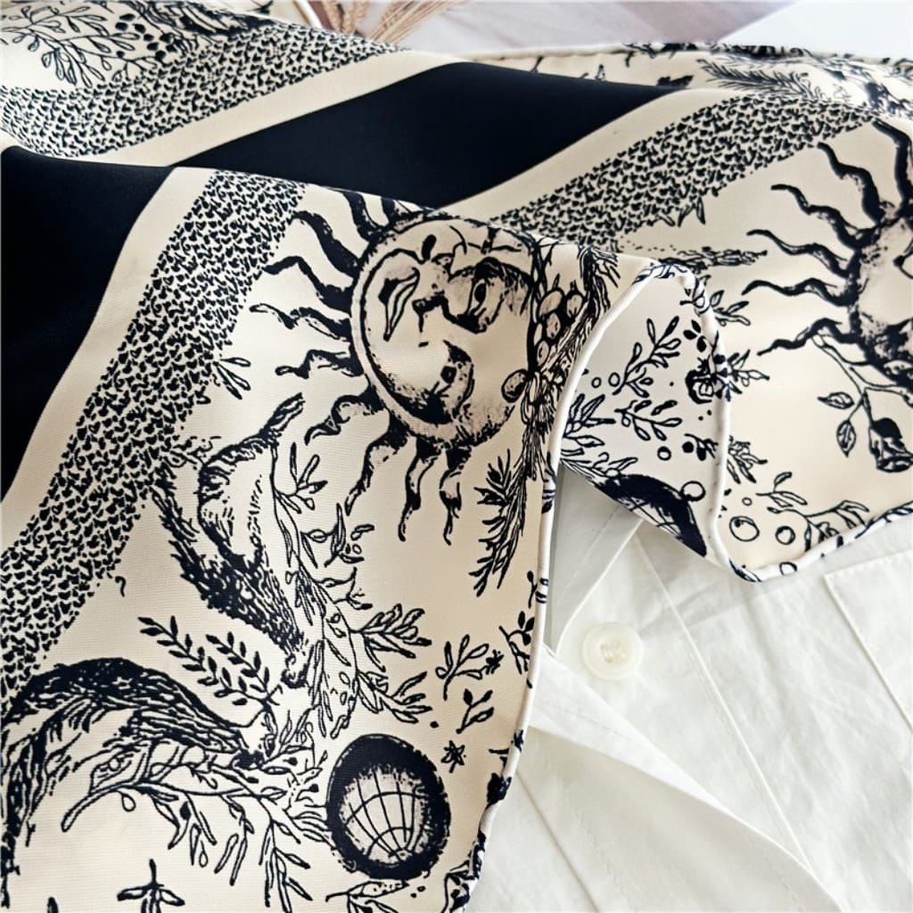 MaraSilk Pure Mulberry Silk Scarf - Square Twill MS289