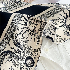 MaraSilk Pure Mulberry Silk Scarf - Square Twill MS289