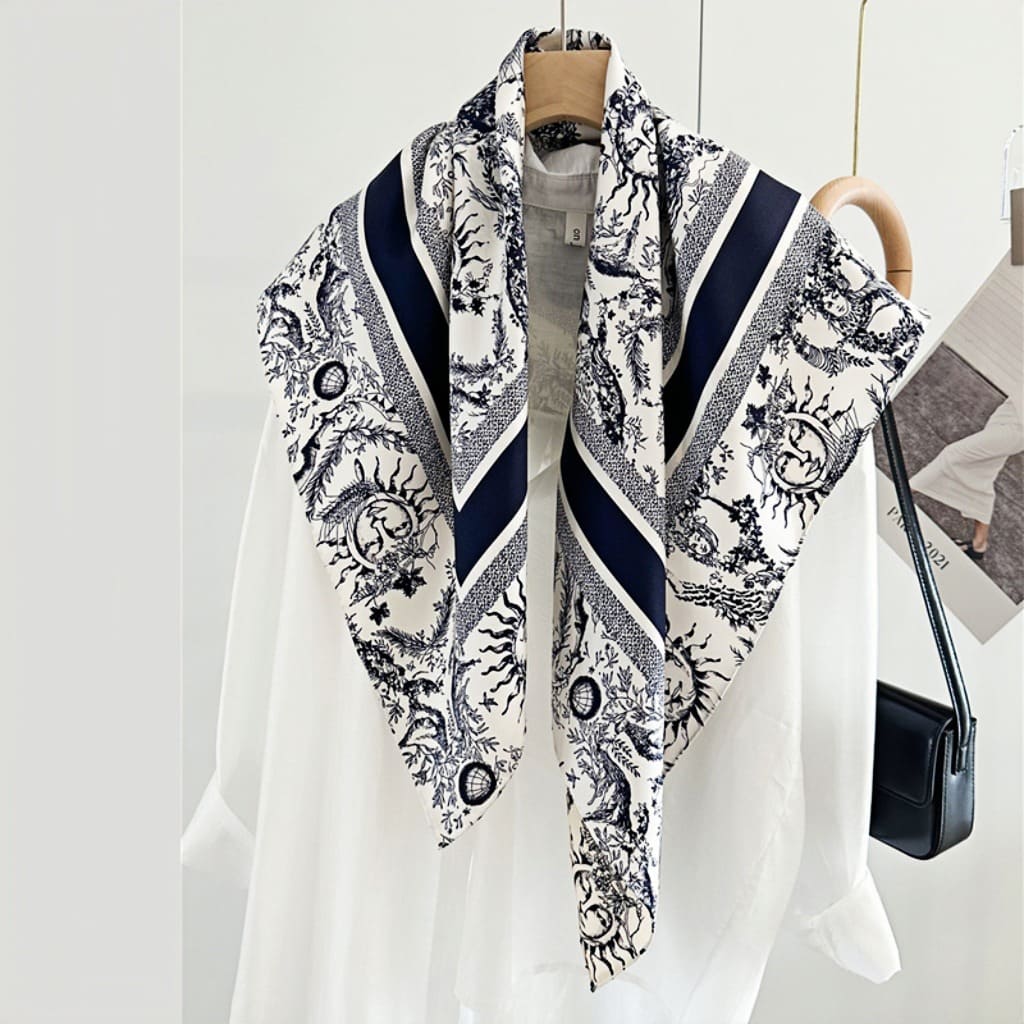 MaraSilk Pure Mulberry Silk Scarf - Square Twill MS289