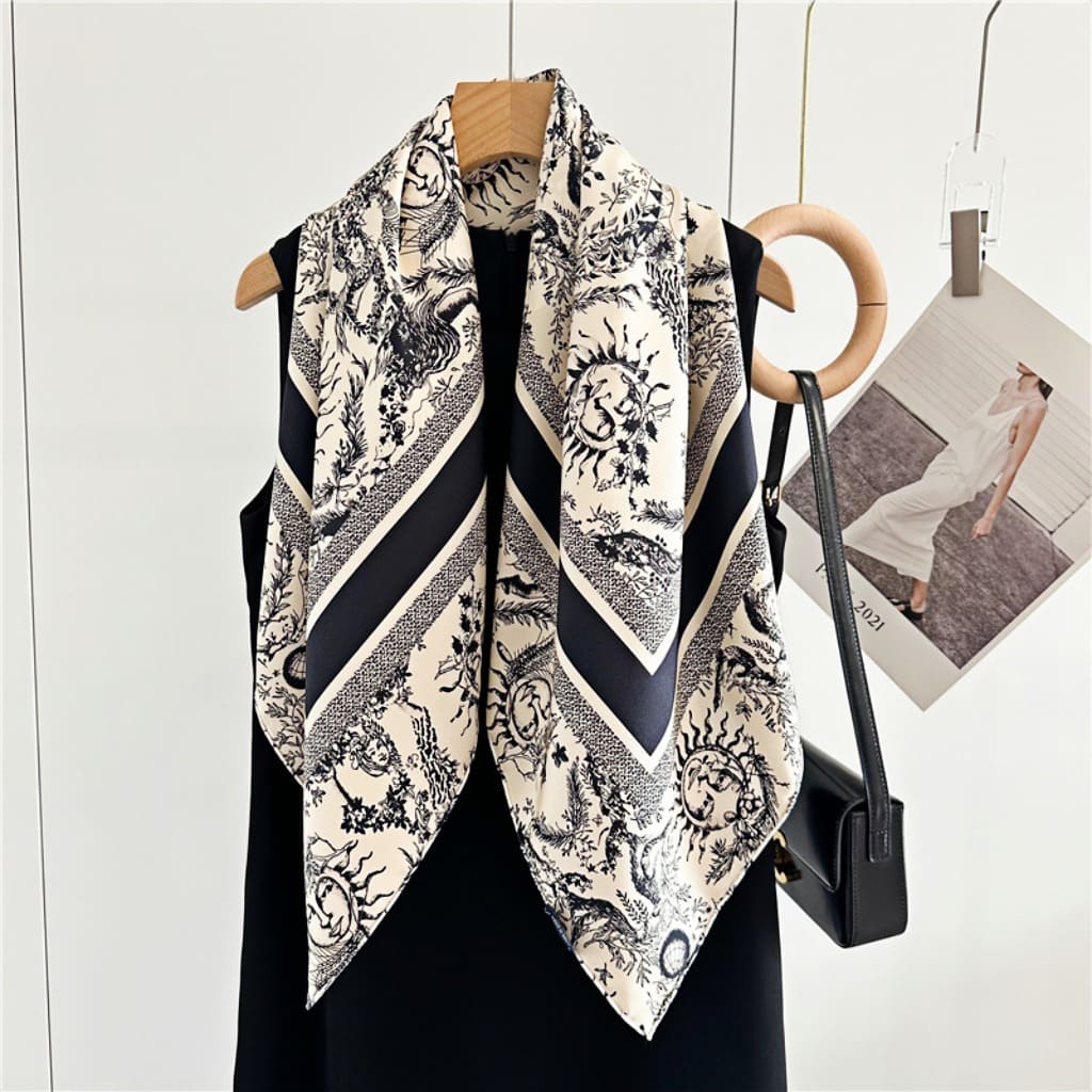 MaraSilk Pure Mulberry Silk Scarf - Square Twill MS289