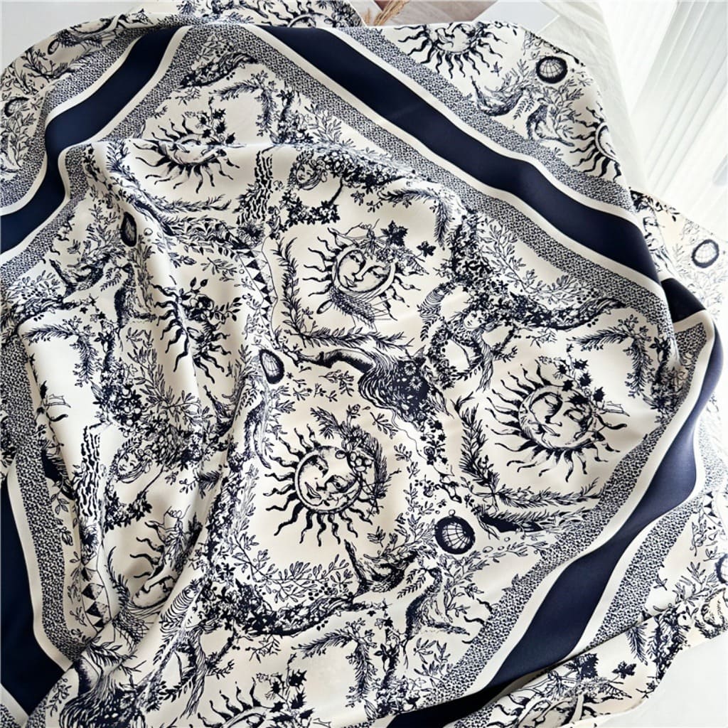 MaraSilk Pure Mulberry Silk Scarf - Square Twill MS289