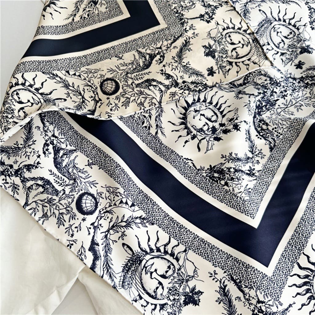 MaraSilk Pure Mulberry Silk Scarf - Square Twill MS289