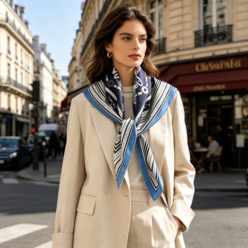 MaraSilk Pure Mulberry Silk Scarf - Square Twill MS290