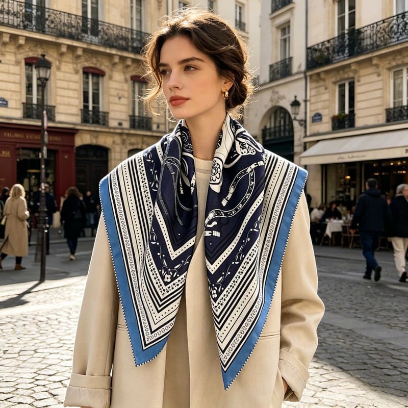 MaraSilk Pure Mulberry Silk Scarf - Square Twill MS290