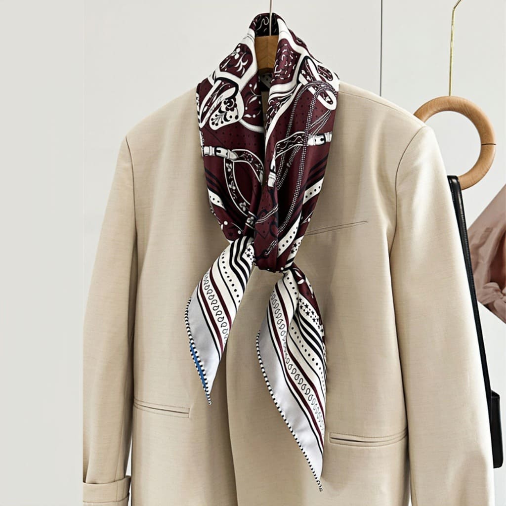 MaraSilk Pure Mulberry Silk Scarf - Square Twill MS290