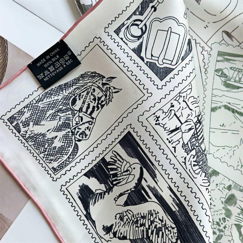 MaraSilk Pure Mulberry Silk Scarf - Square Twill MS291