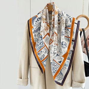 MaraSilk Pure Mulberry Silk Scarf - Square Twill MS291